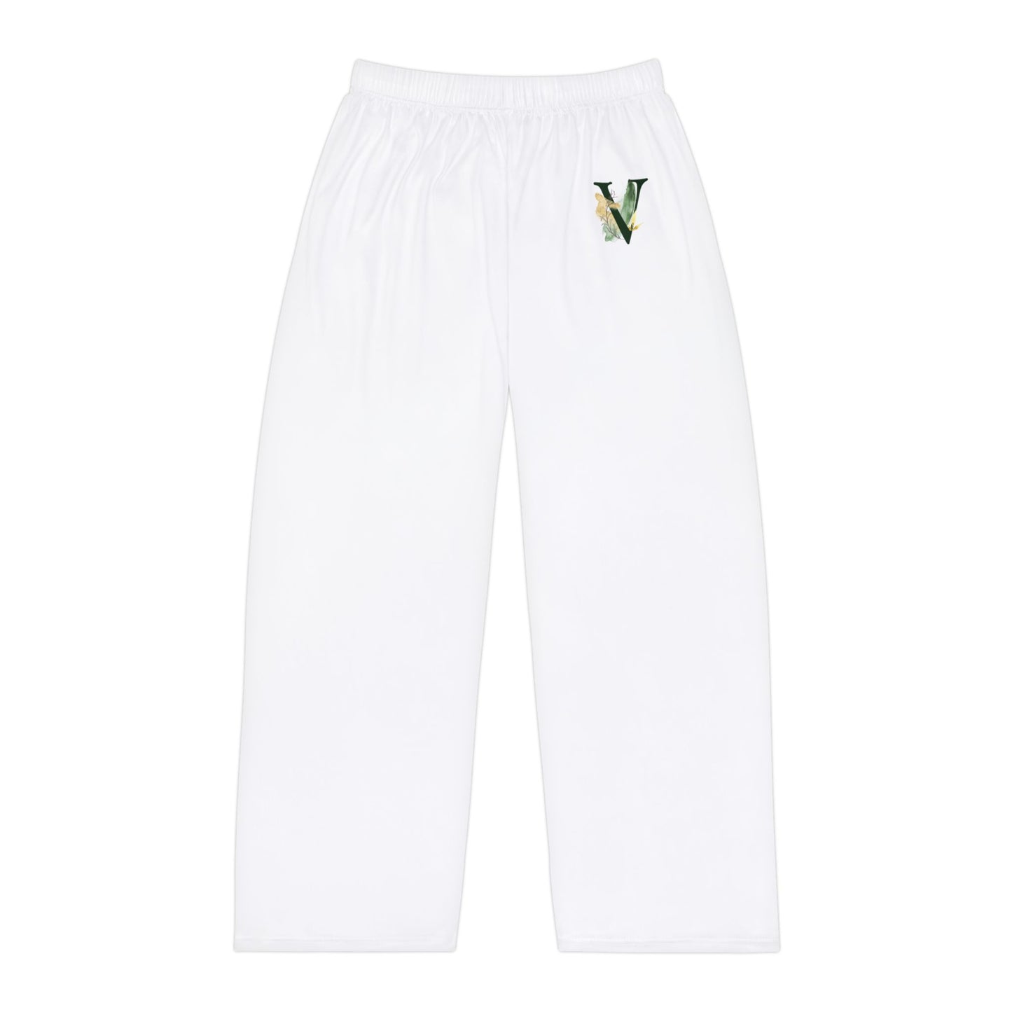 Men's Pajama Pants with Stylish Letter V - Cozy Sleepwear for Relaxing Nights