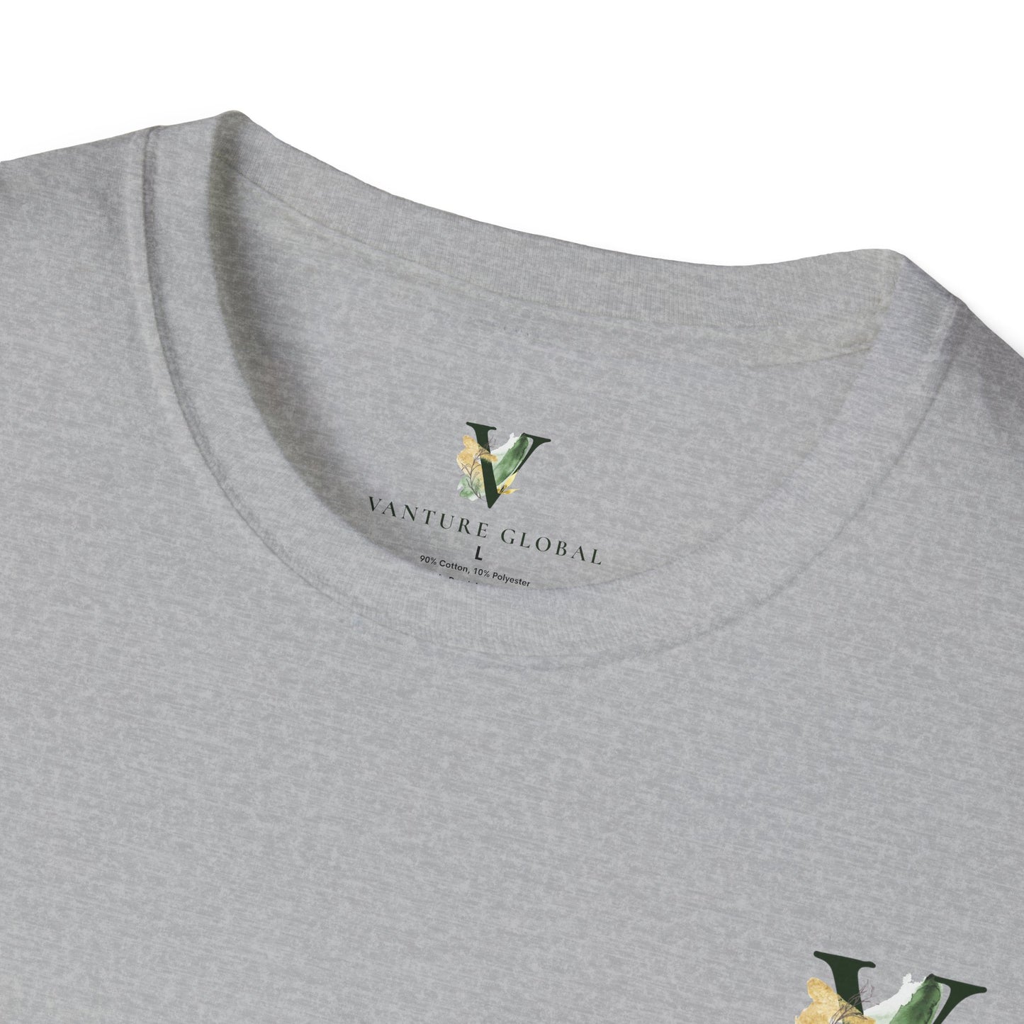 Unisex Softstyle T-Shirt - Tropical V Design for Casual Comfort